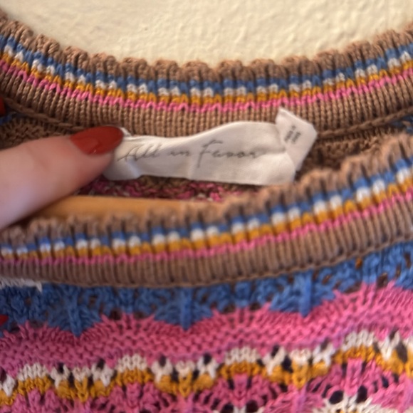 Anthropology All in Favor Tank Sweater - Picture 4 of 7